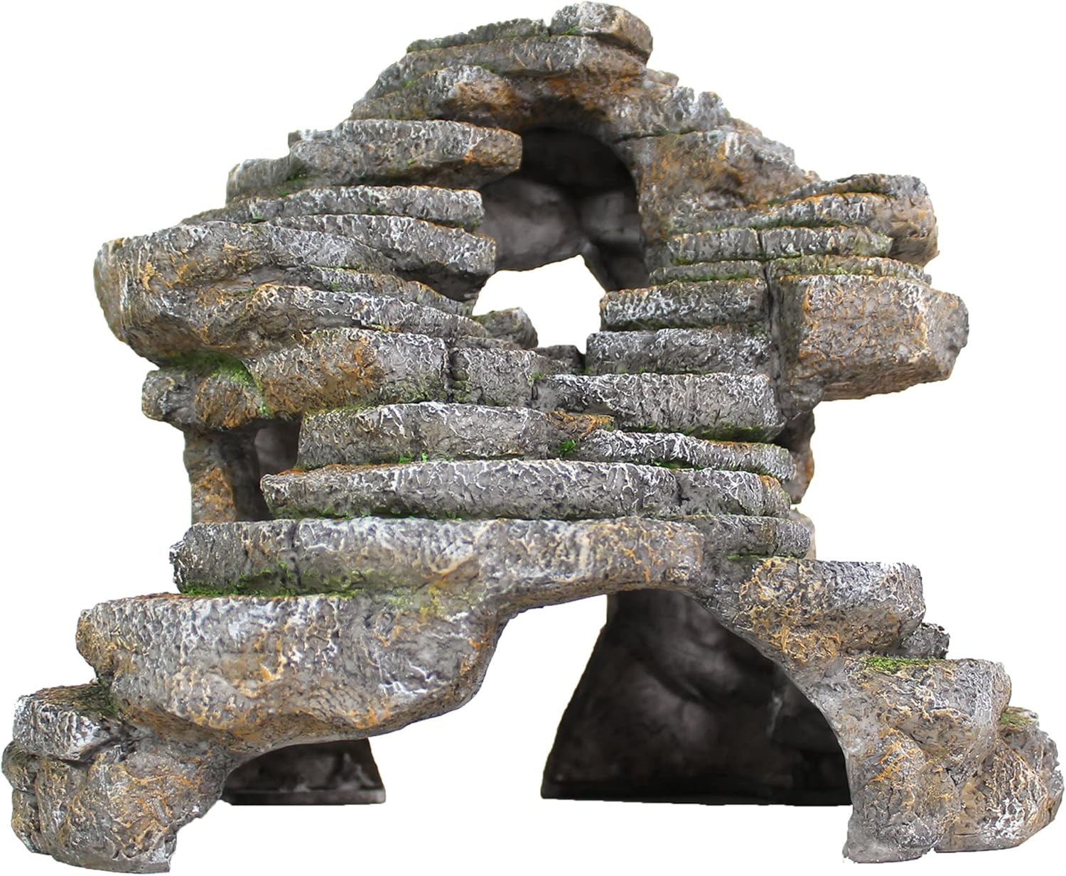 Reptology Shale Scape Step Ledge & Cave Hideout for Pets