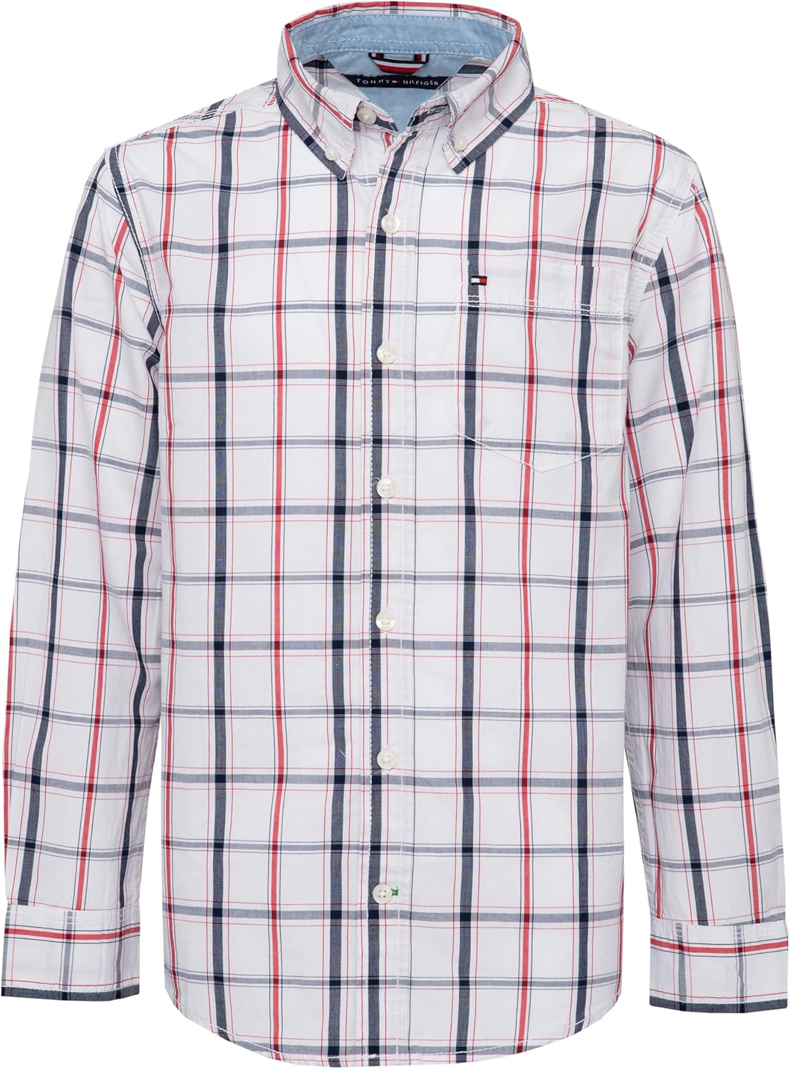 Tommy Hilfiger Boys' Long Sleeve Woven Button-Down Shirt Review