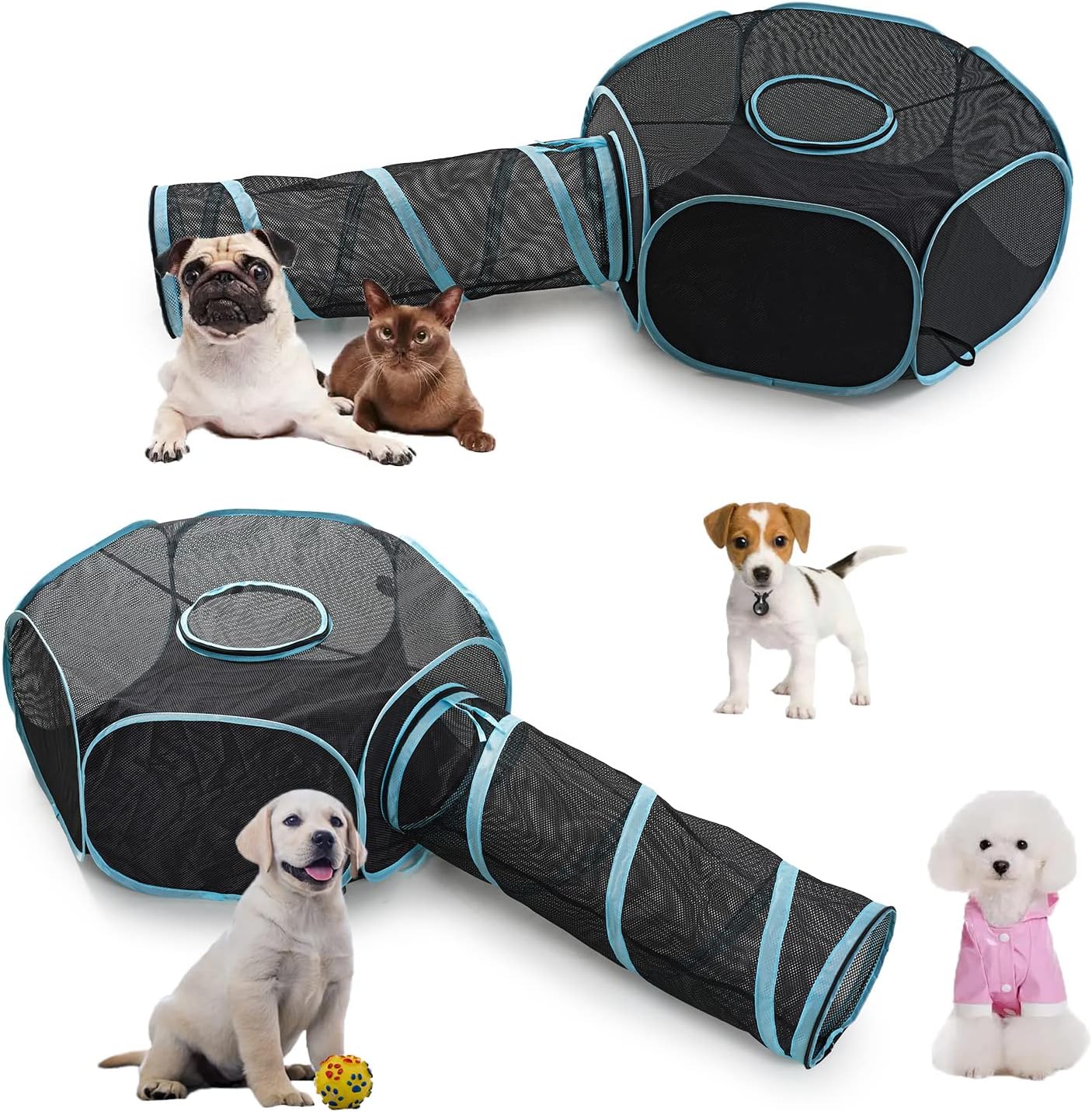 INTURN Cat Furniture Tent for Indoor and Outdoor Playpen Fun
