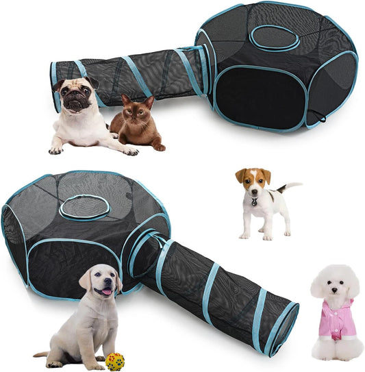 INTURN Cat Furniture Tent for Indoor and Outdoor Playpen Fun