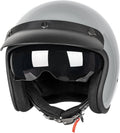 3/4 Open Face Retro Motorcycle Helmet - Classic Vespa Style