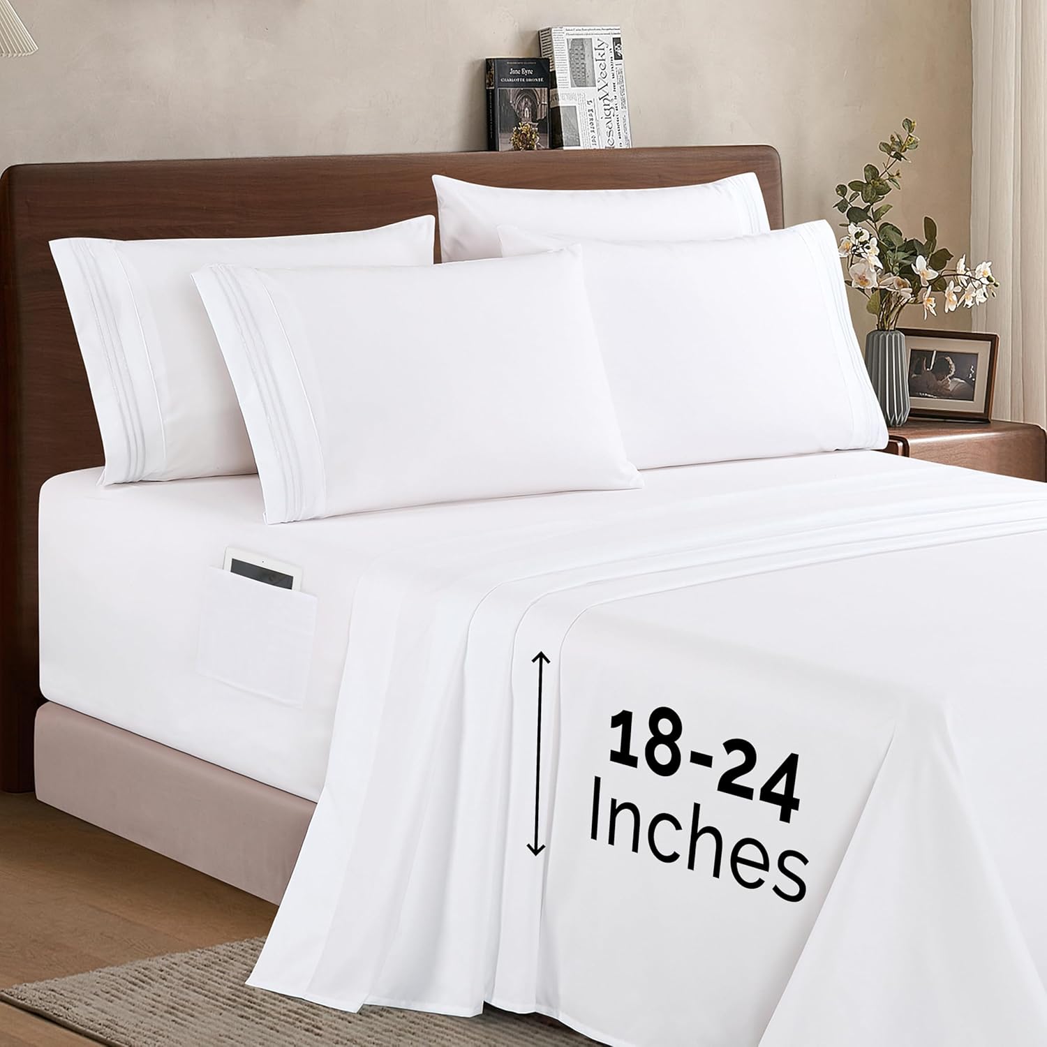 Elegant Comfort 1500 Premium Quality 6-Piece Bed Sheet Set Review