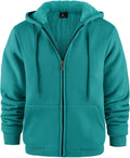 Men's Heavyweight Fleece Full Zip Hoodie by Geek Lighting for Warmth