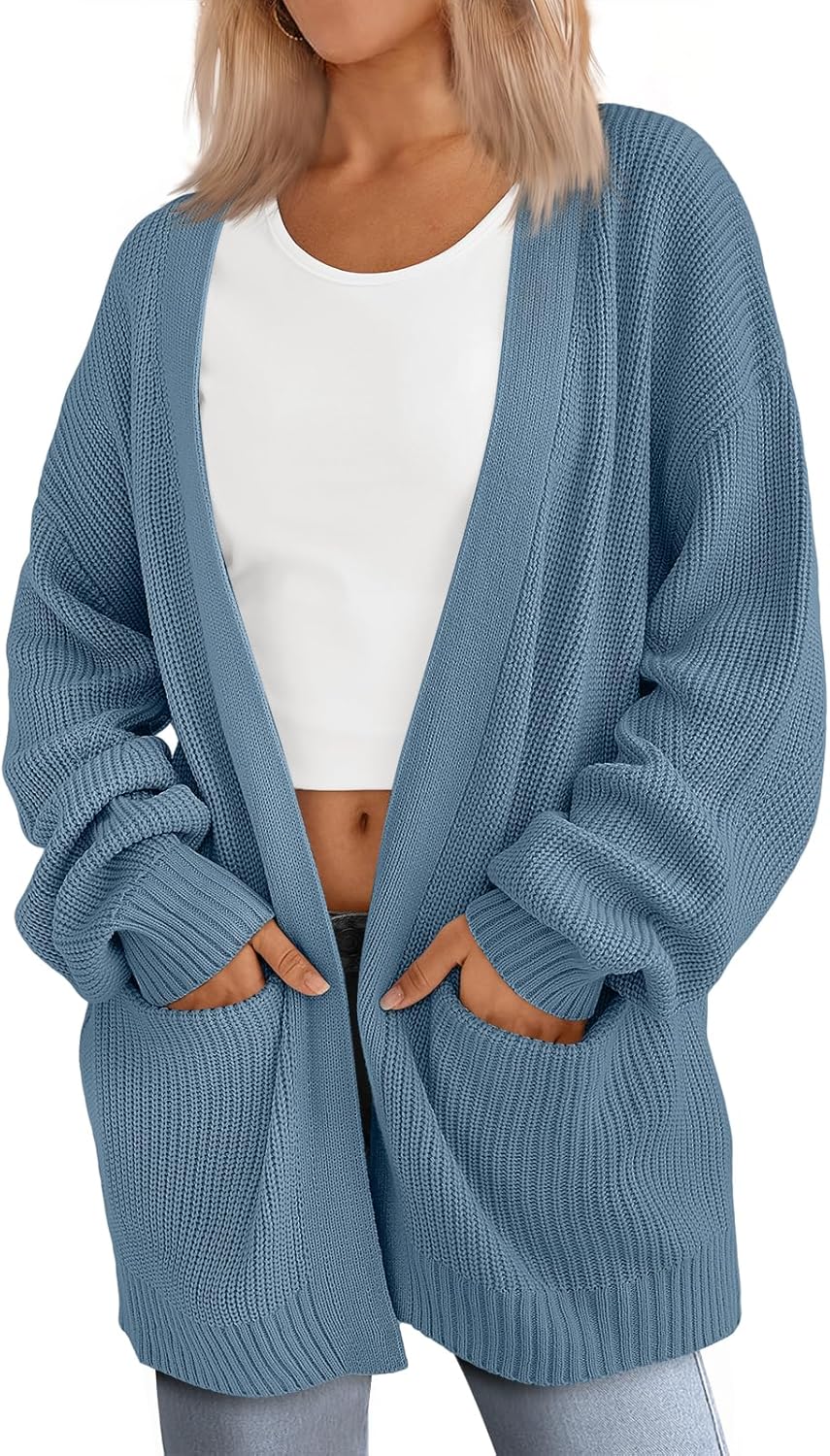 LILLUSORY Womens Oversized Cardigans for Cozy Comfort and Style