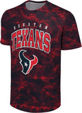 FOCO NFL Big Logo Wordmark Camo Crewneck T-Shirt - Team Pride