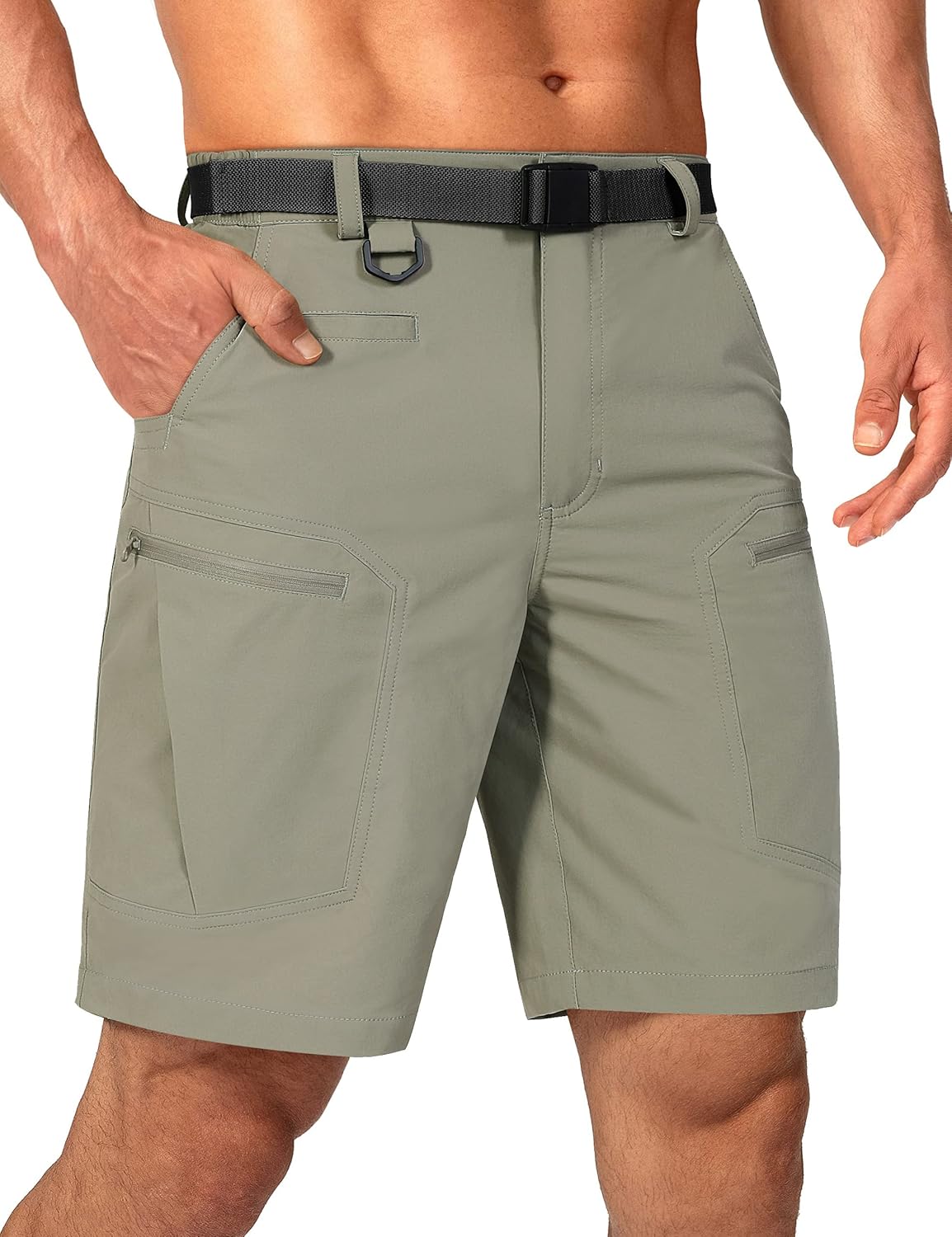 Mens Cargo Hiking Shorts Lightweight Quick Dry Tactical Gear