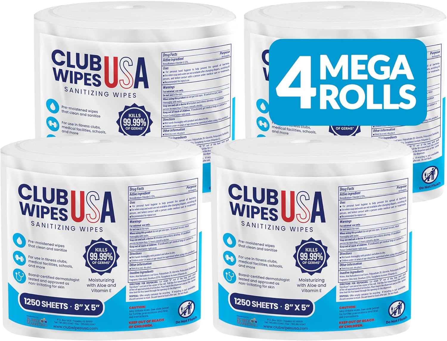 Sanitizing Wipes: 5000 Unscented Wipes for Gyms and Offices