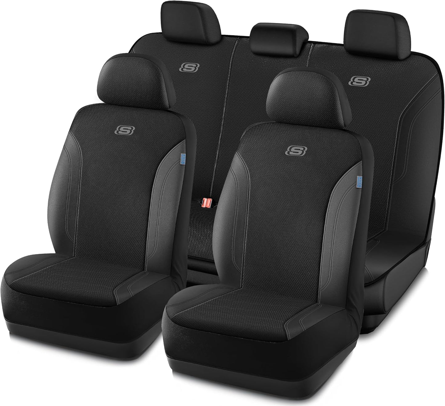 Skechers Work Car Seat Covers - 5X Stronger + Airbag Compatible