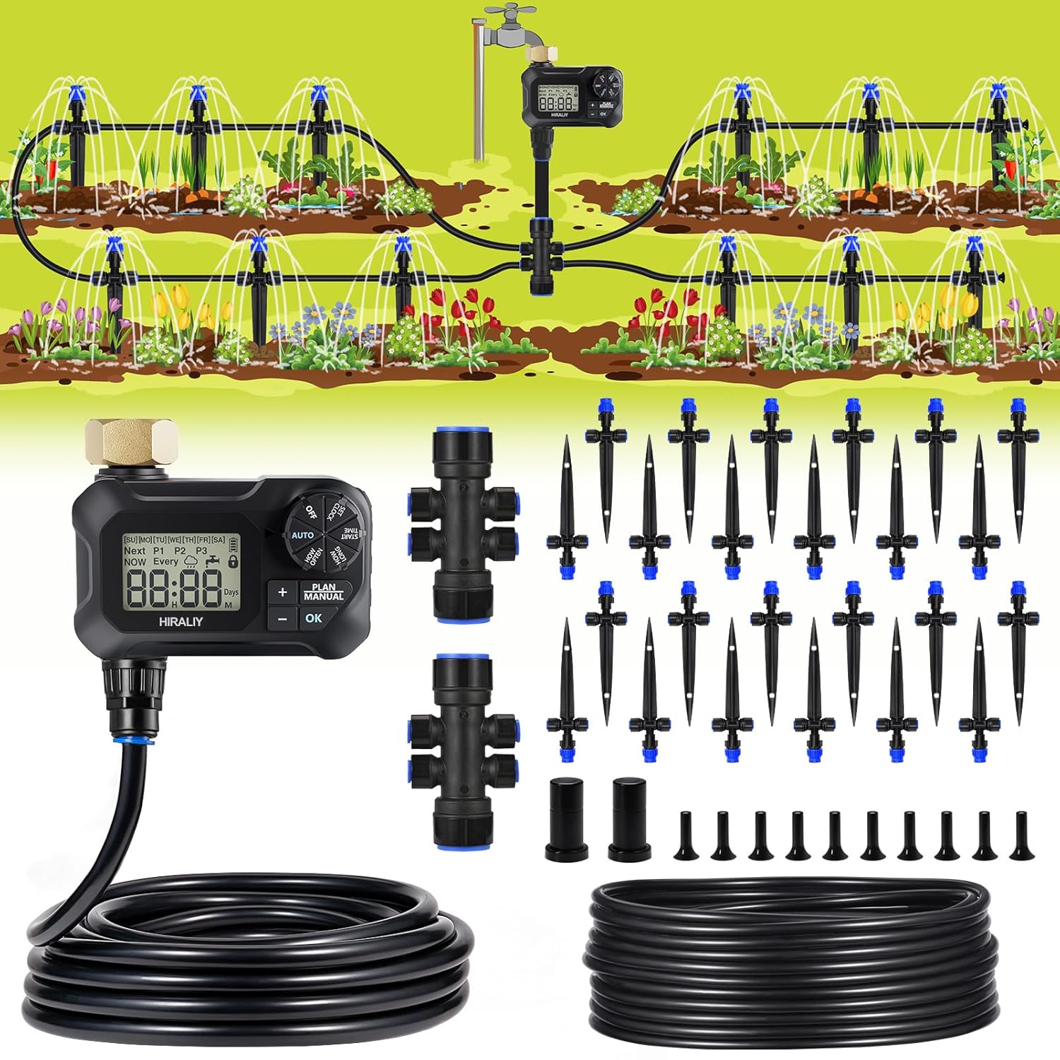 Automatic Drip Irrigation System Kit for Efficient Watering