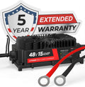 Rapid Charge 48V Golf Cart Battery - FORM 15A Charger