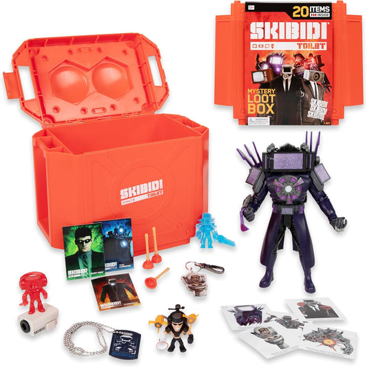 SKIBIDI Toilet Giant Mystery Loot Box with 20 Surprises Inside