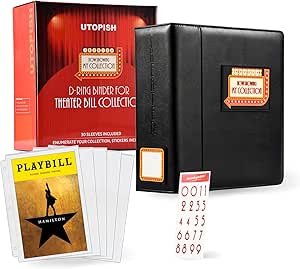 Broadway Playbill Binder with Sleeves - Perfect for Collectors