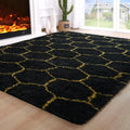 Fluffy 4x6 Area Rugs for Bedroom Living Room - Thick Shag Soft Rug
