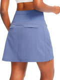 Women's High Waisted Golf Skort with 5 Pockets - Lightweight Active