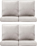 Patio Chair Cushions 4 Packs for Outdoor Glider Rocking Chairs
