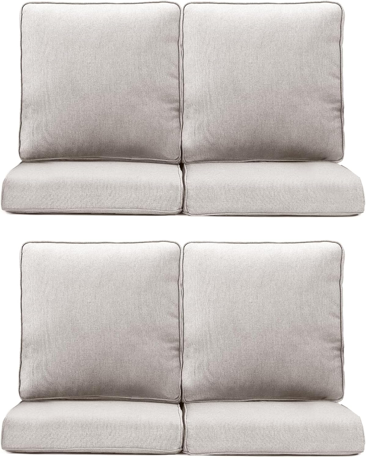 Patio Chair Cushions 4 Packs for Outdoor Glider Rocking Chairs