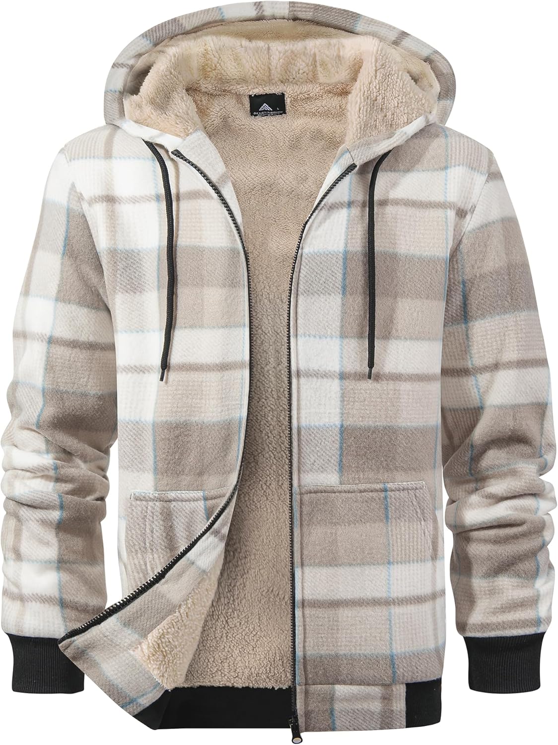 ZITY Heavy Thick Hoodies for Men - Warm Sherpa Fleece Lined