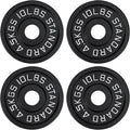 Cast Iron 2-Inch Olympic Weight Plates Set for Strength Training