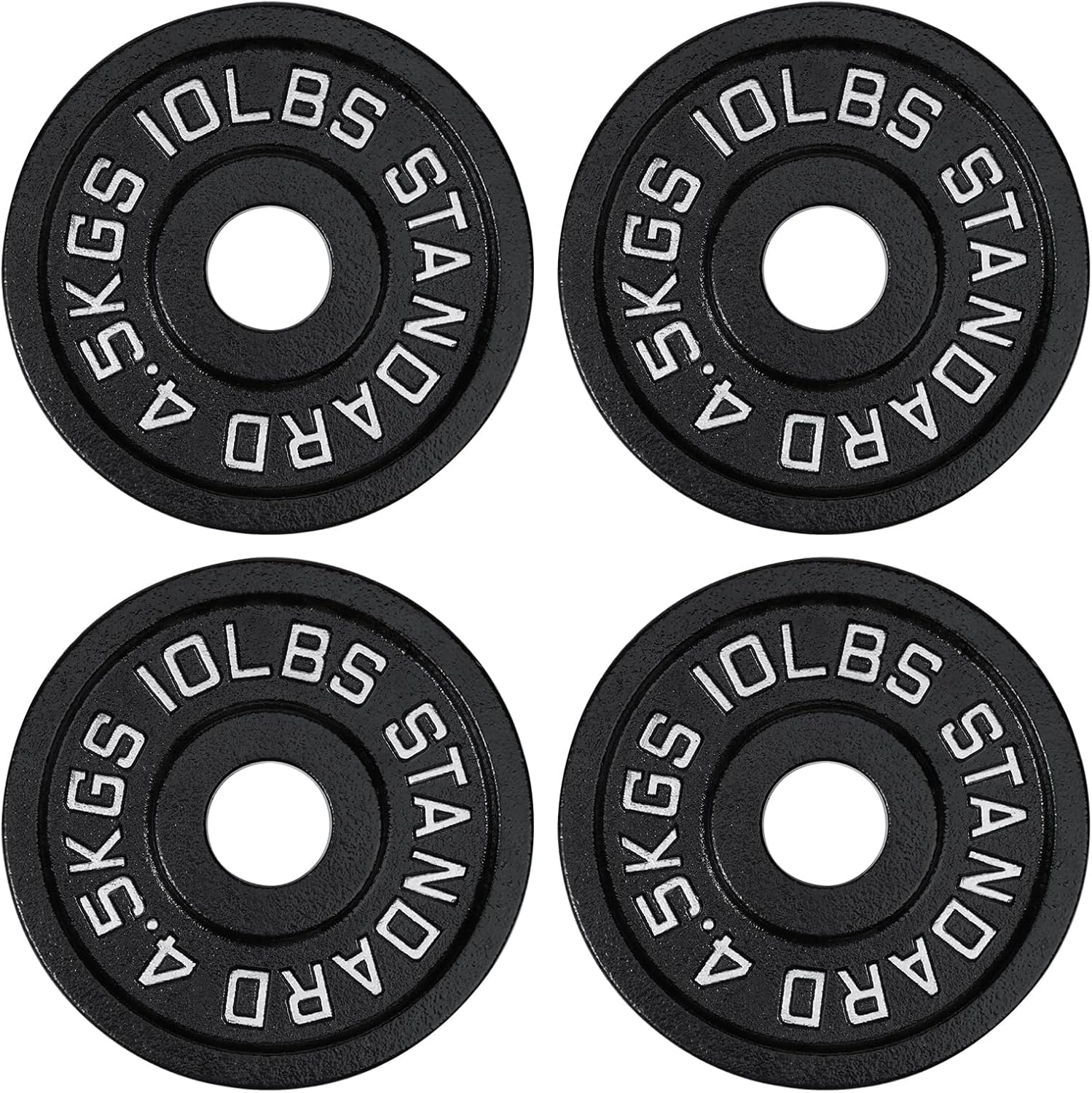 Cast Iron Olympic Weight Plates Set for Strength Training