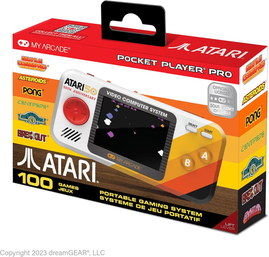 My Arcade Atari Pocket Player Pro: Handheld Console with 100 Games