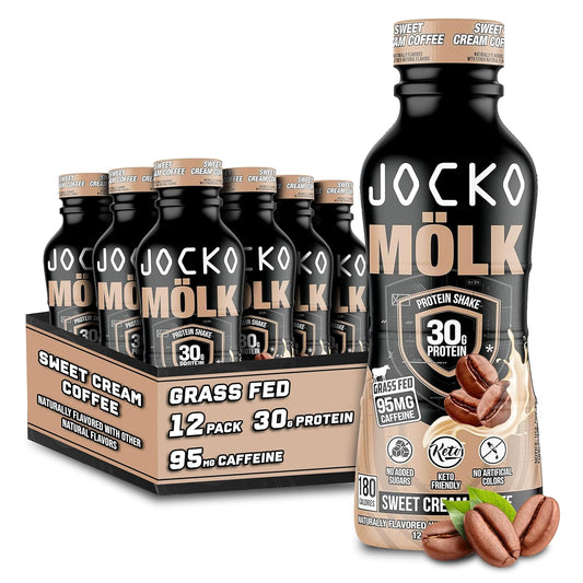 Jocko Fuel Grass Fed Protein Shake Pack - No Added Sugar, KETO Friendly!