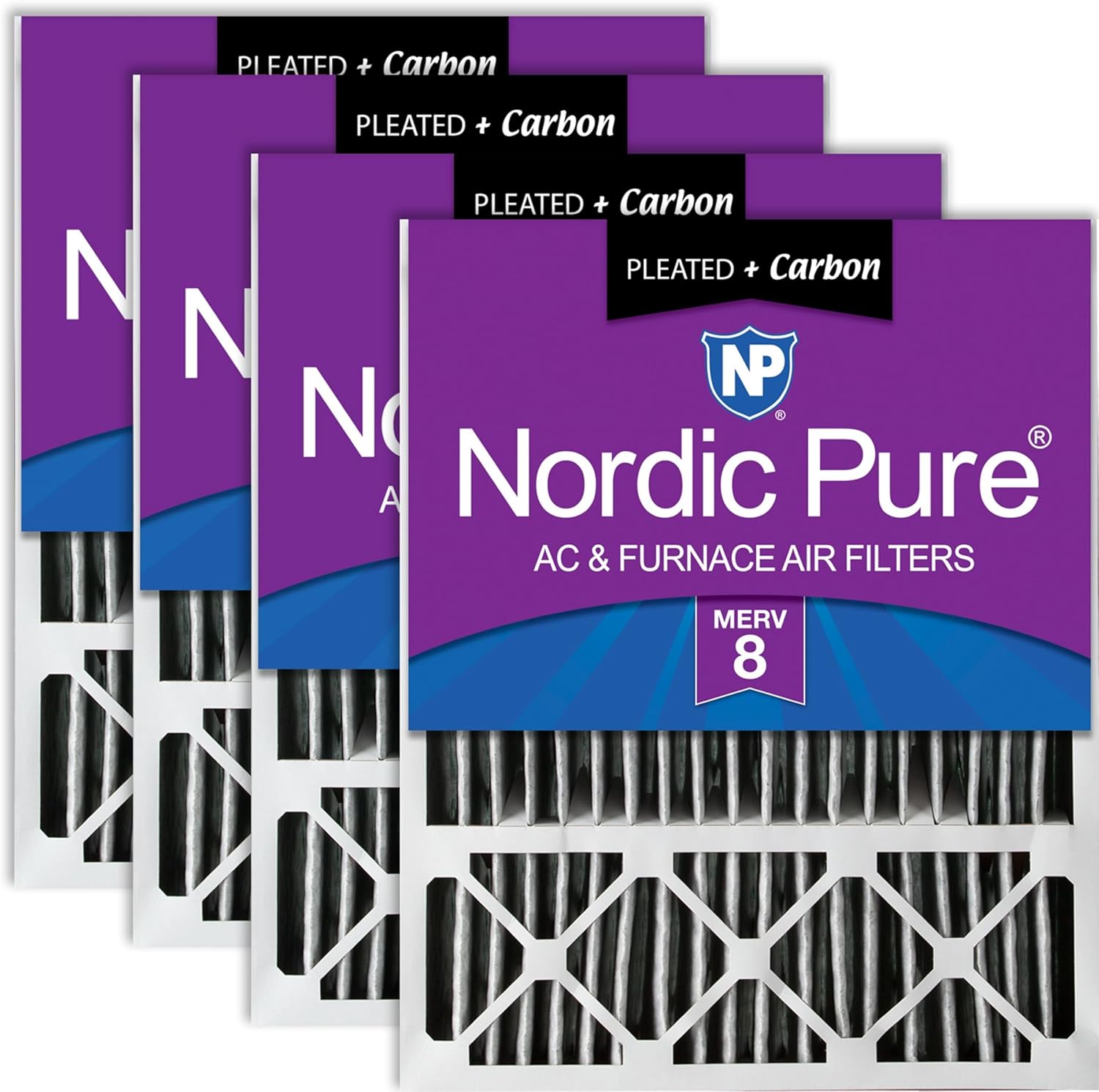 Nordic Pure 20x25x5 Honeywell Replacement Air Filters MERV 8