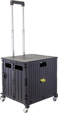 Quik Cart 360 Four Wheeled Rolling Crate Teacher Utility - Collapsible