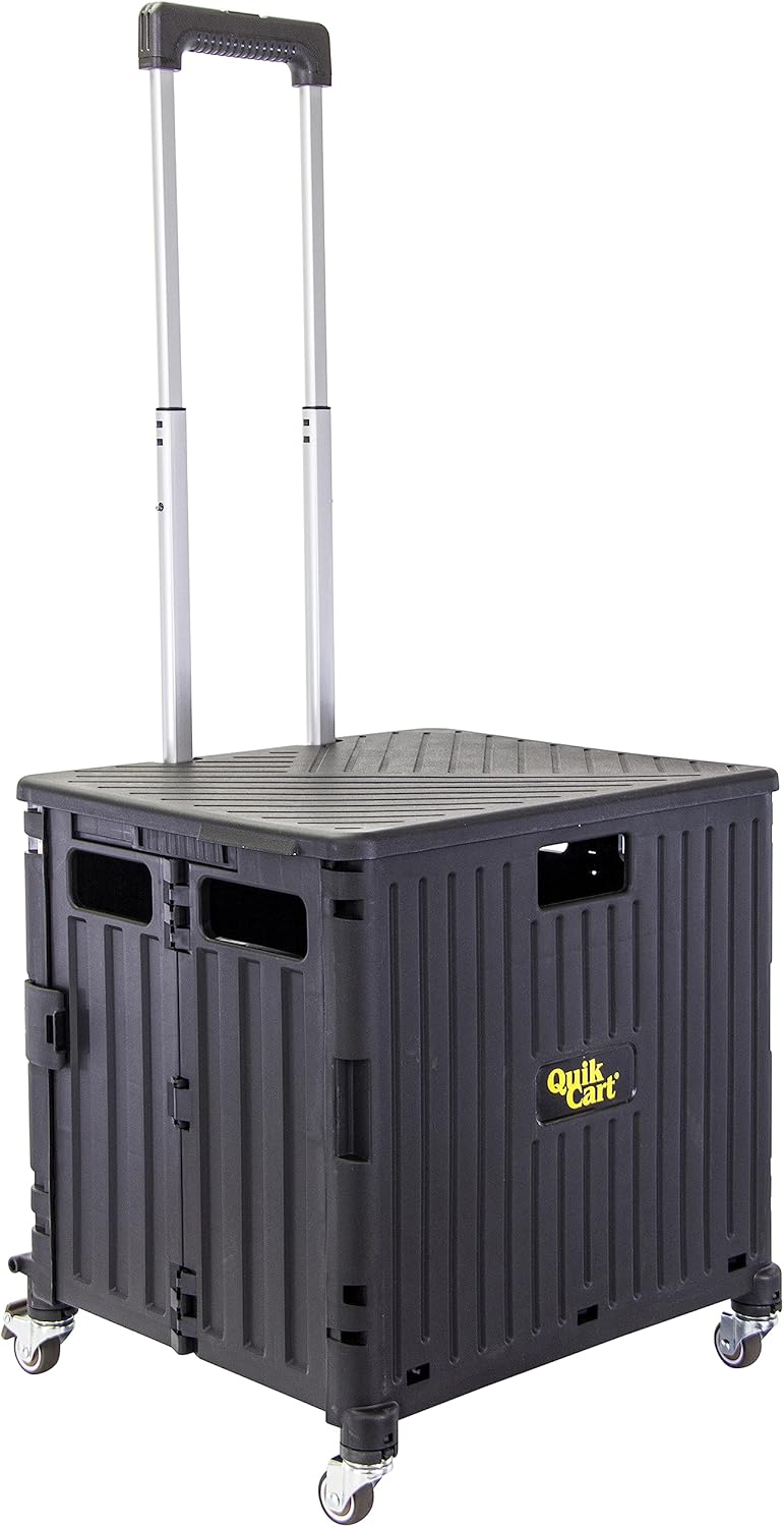 Quik Cart 360 Rolling Crate for Teachers and Utility Needs