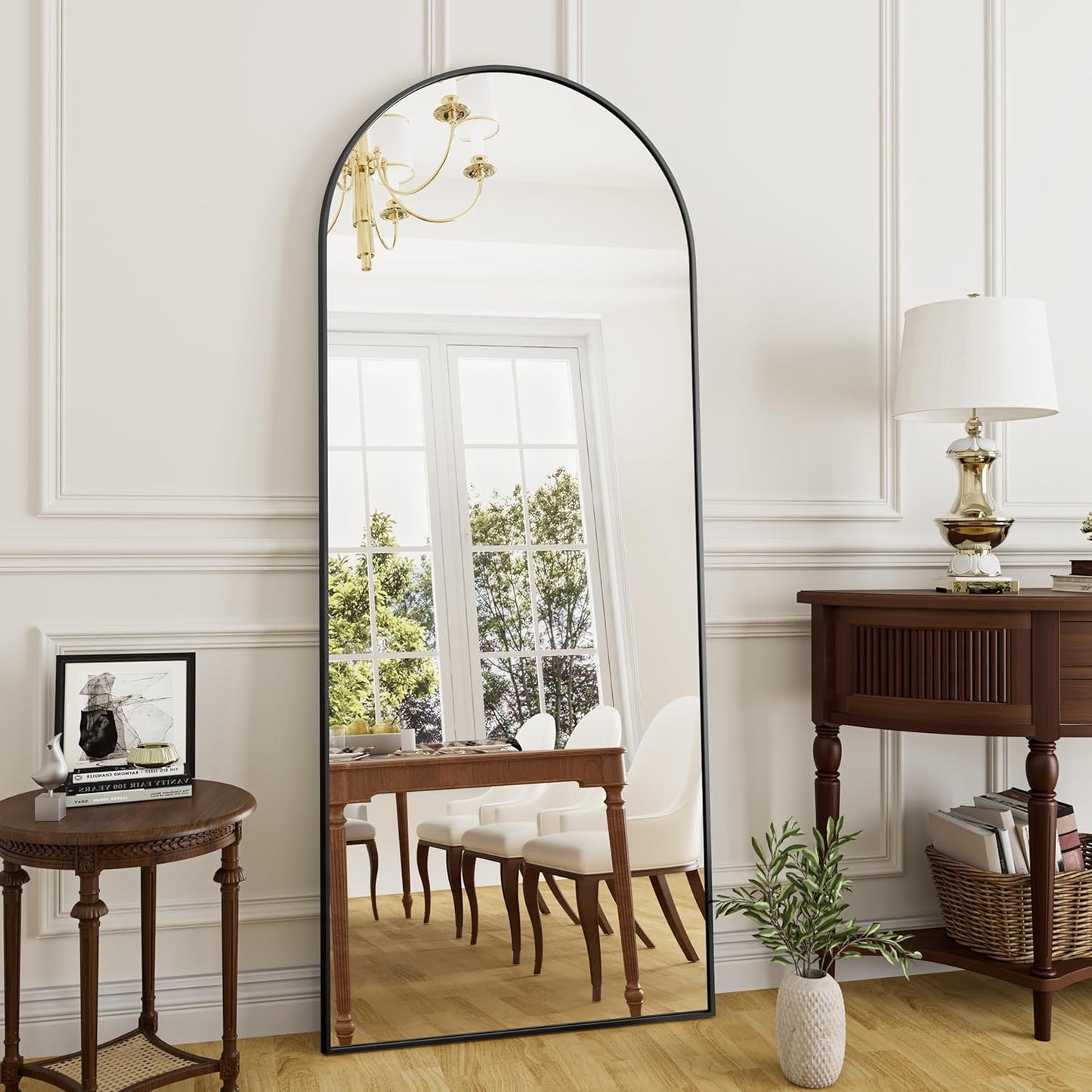 Arched Full Length Mirror for Bedroom & Living Room Decor