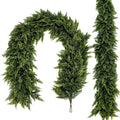 9FT Christmas Garland Decoration Realistic Faux Cedar Pine Garland
