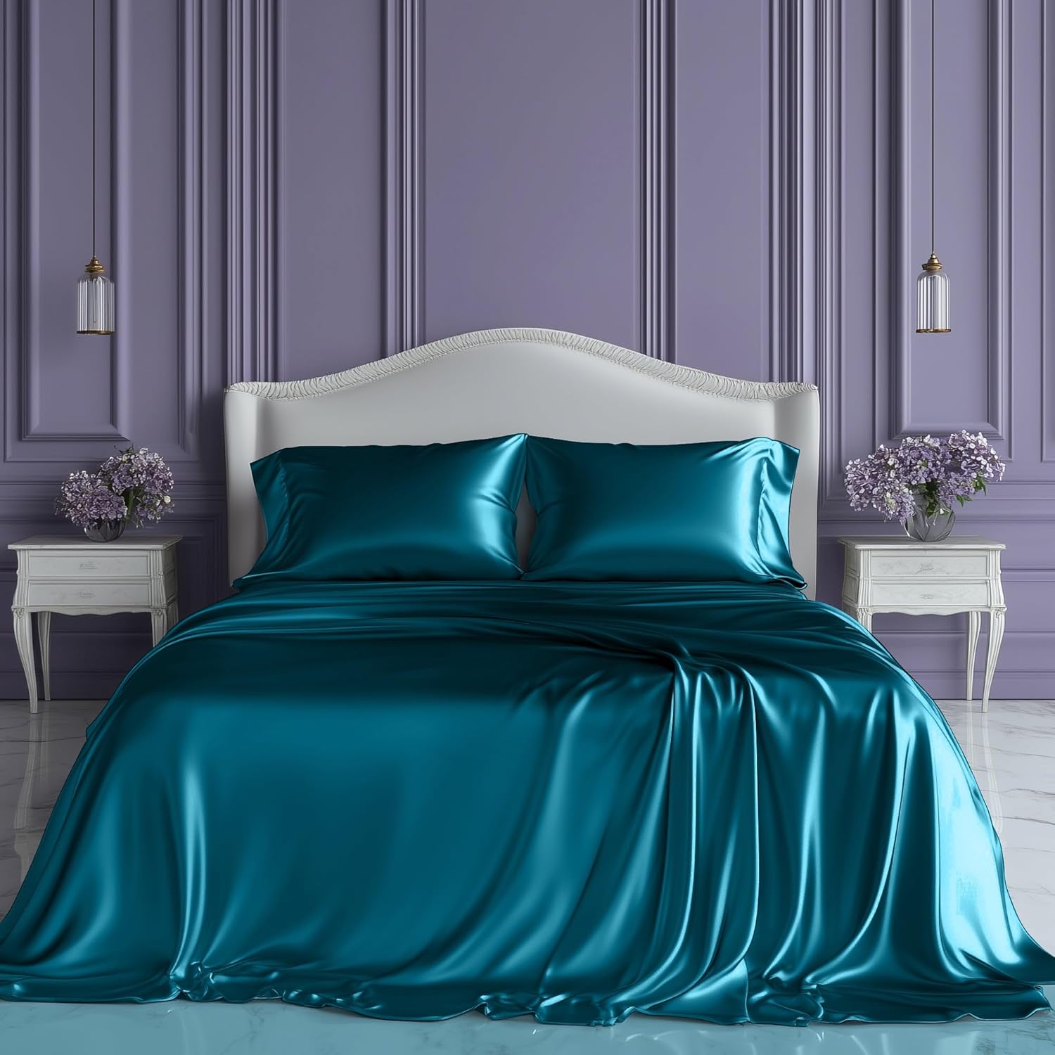 Satin Sheets King Size Set for Luxurious Sleep Experience