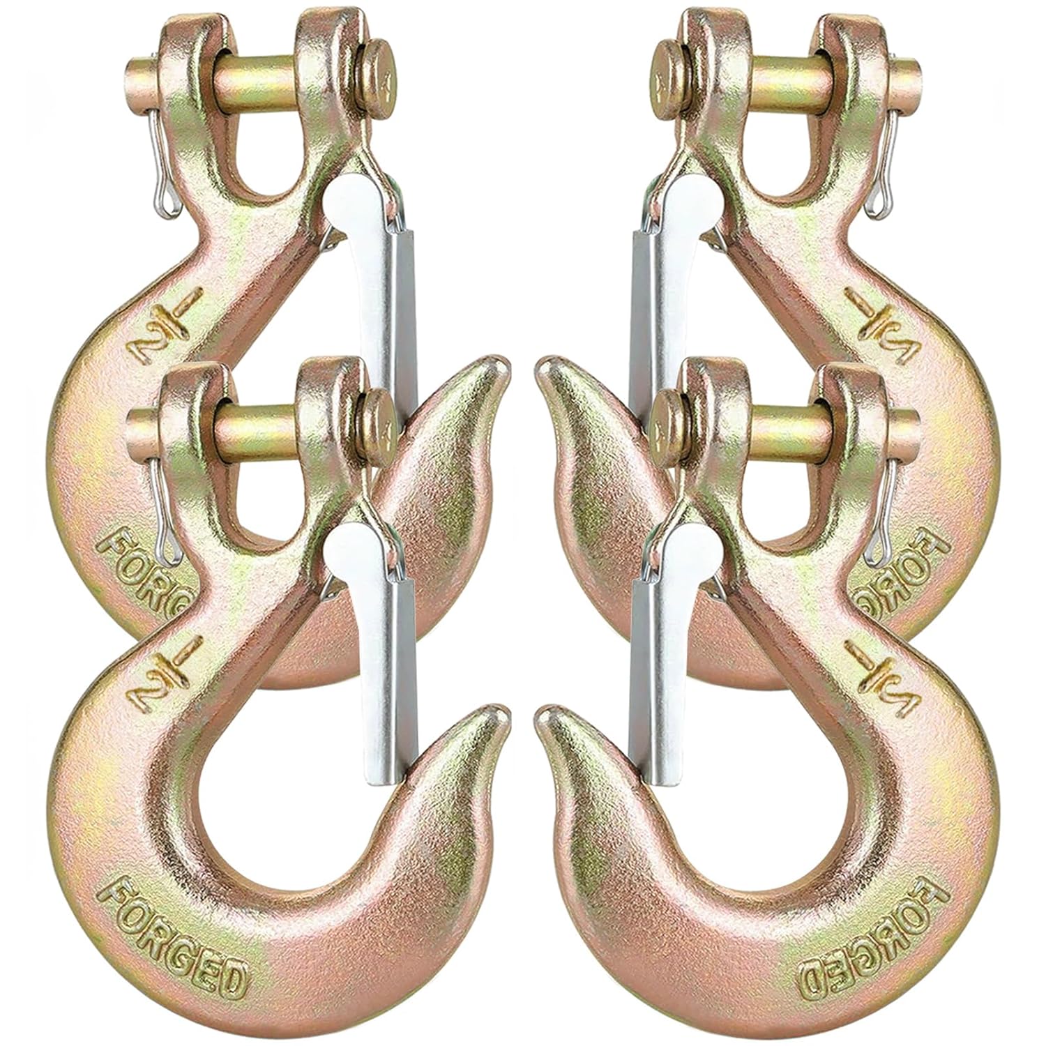 1/2 Clevis Slip Hook with Safety Latch for Heavy Loads