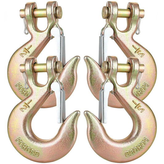 1/2 Clevis Slip Hook with Safety Latch for Heavy Loads