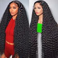 13x6 Deep Wave Lace Front Wig Human Hair - Natural Deep Curly 40in