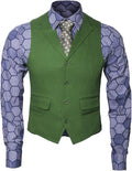Adult Mens Knight Clown Costume for Men - Full Shirt Vest Tie Set