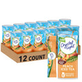 Crystal Light Peach Iced Tea Powdered Drink Mix, 72 Pack - Low Calorie