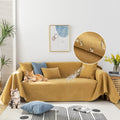 STACYPIK Waterproof Couch Cover for 3 Cushion Sofa - Yellow Protector