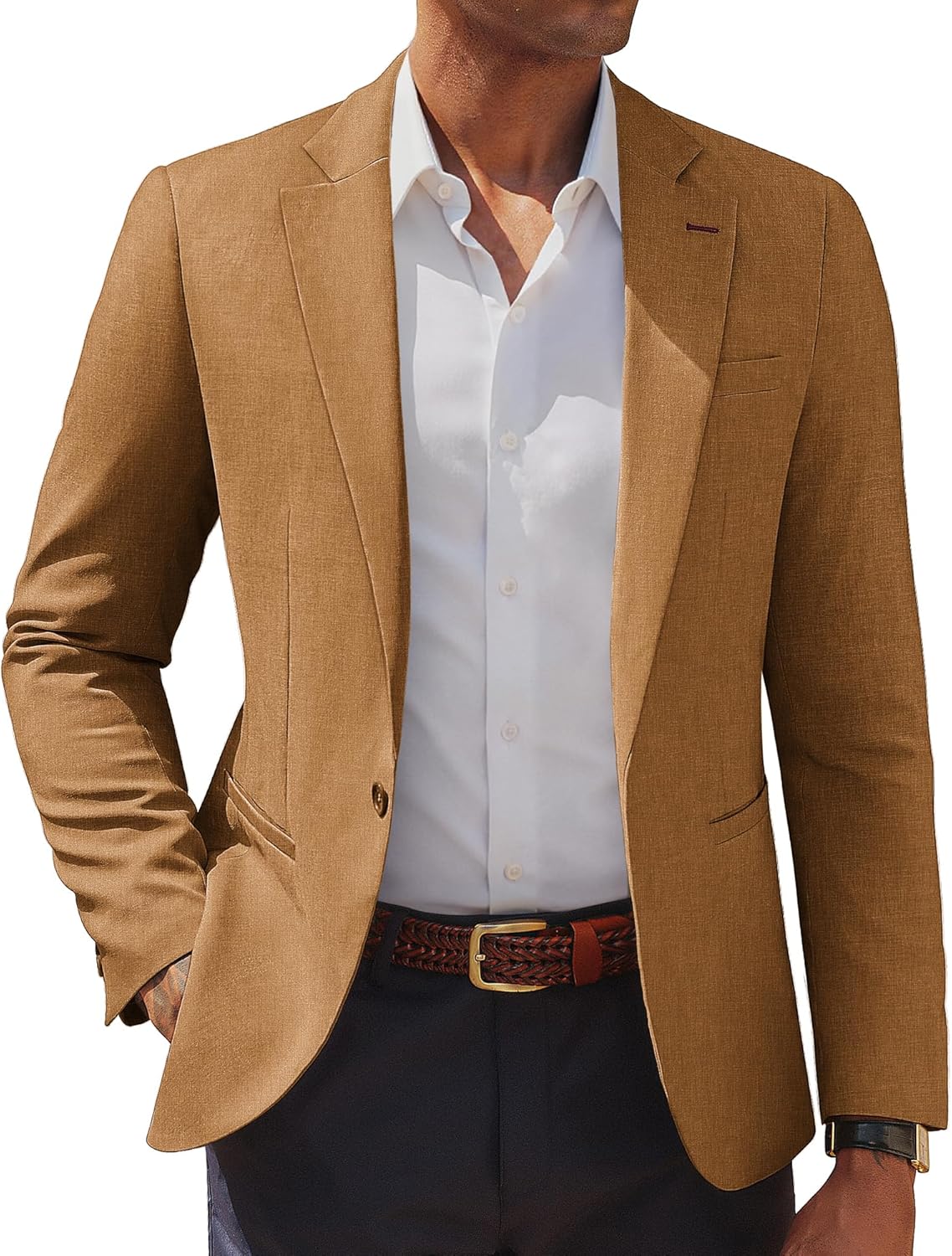 PJ PAUL JONES Men's Casual Blazer Lightweight Sport Coat