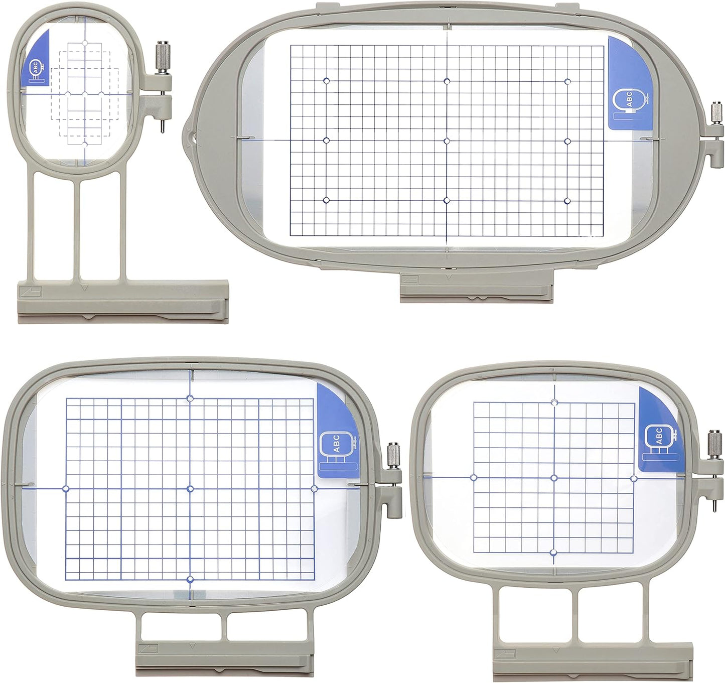 New brothread Embroidery Machine Hoop 4 in 1 Set for Perfect Crafting