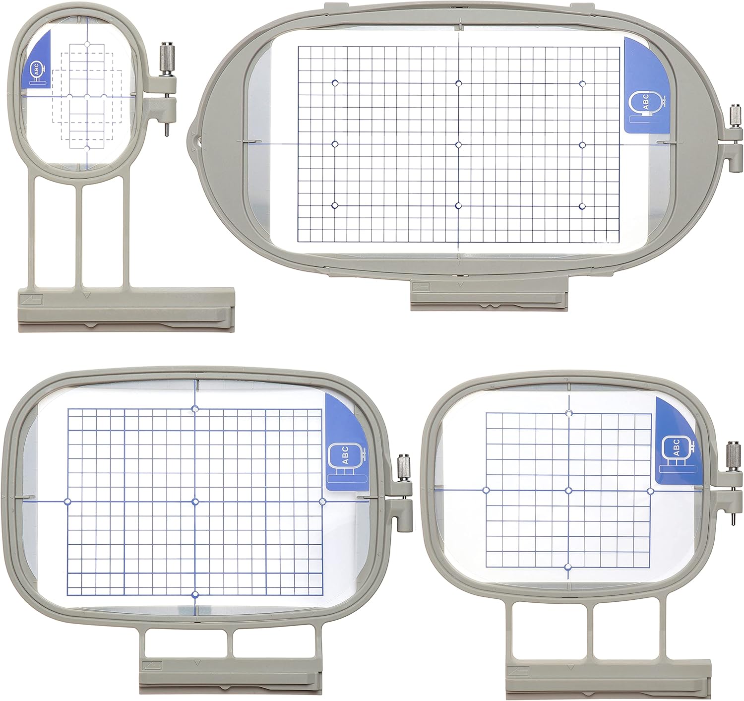 New brothread Embroidery Machine Hoop 4 in 1 Set for Perfect Crafting