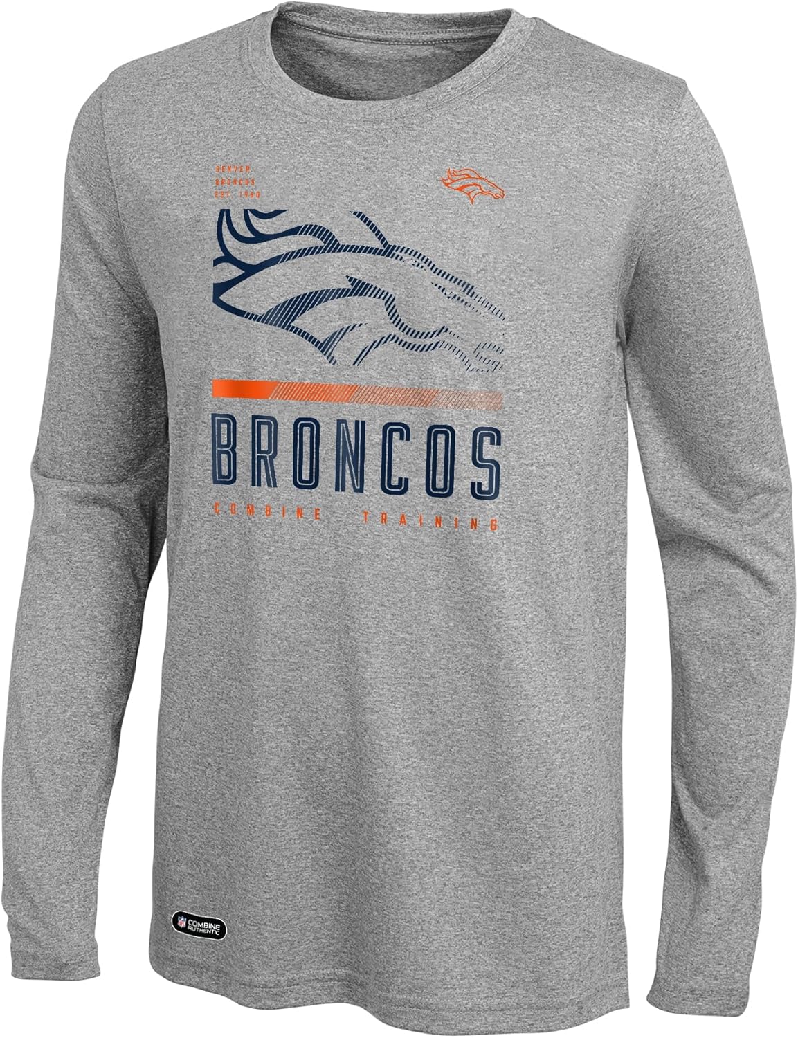 Outerstuff NFL Men's Red Zone Long Sleeve Performance T-Shirt