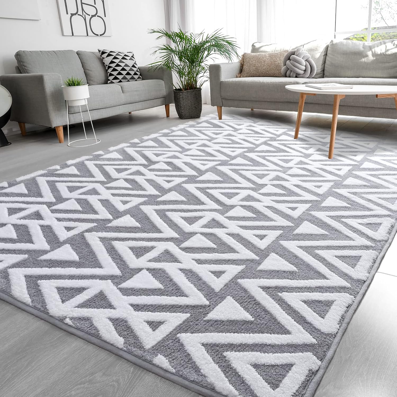 Ompaa Ultra Soft Shaggy Rugs for Bedroom and Living Room