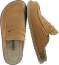 Zola Womens Penny Clog Mule Suede Slip-On with Memory Foam