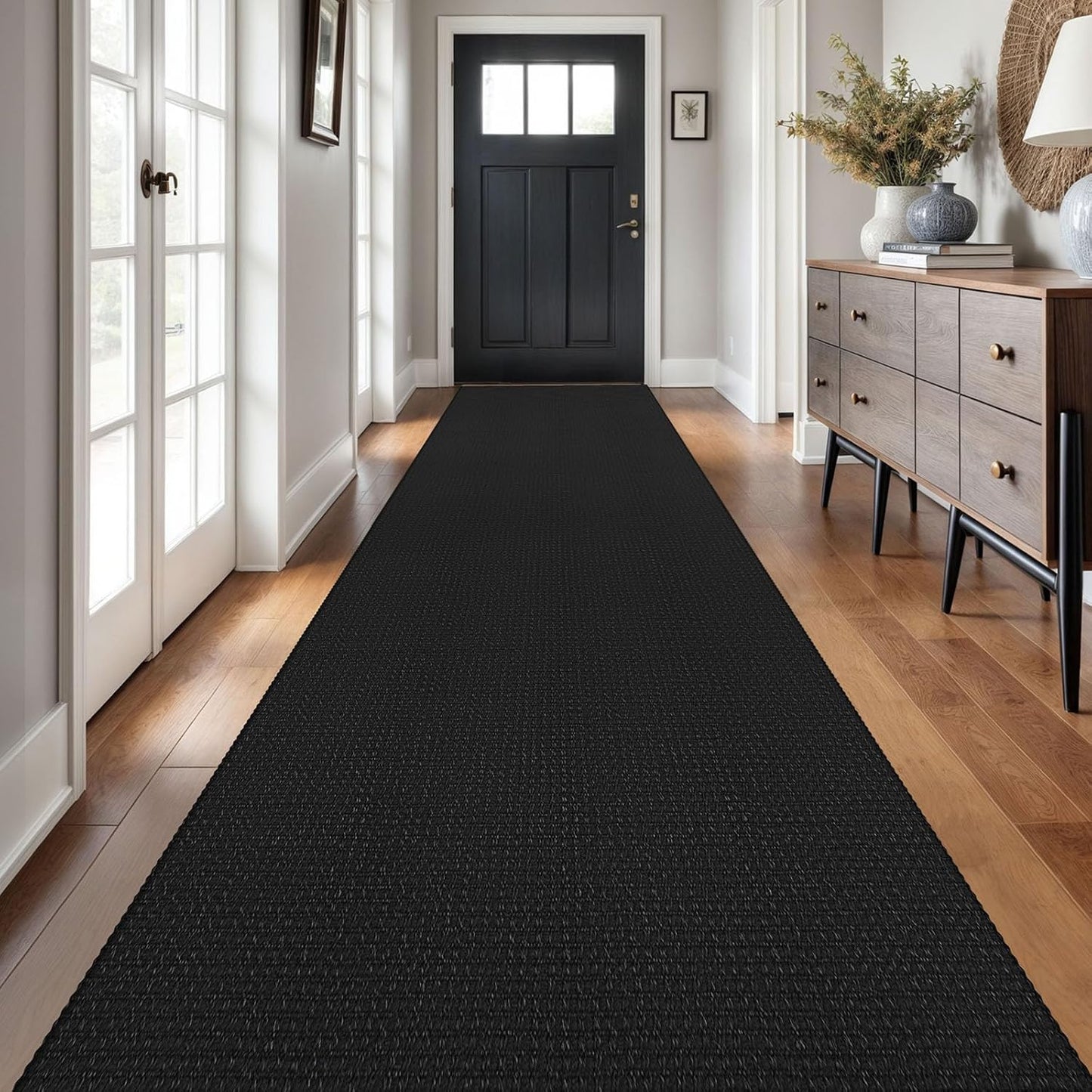 Braided Runner Rug 3x18 Ft Washable Non Slip for Hallways