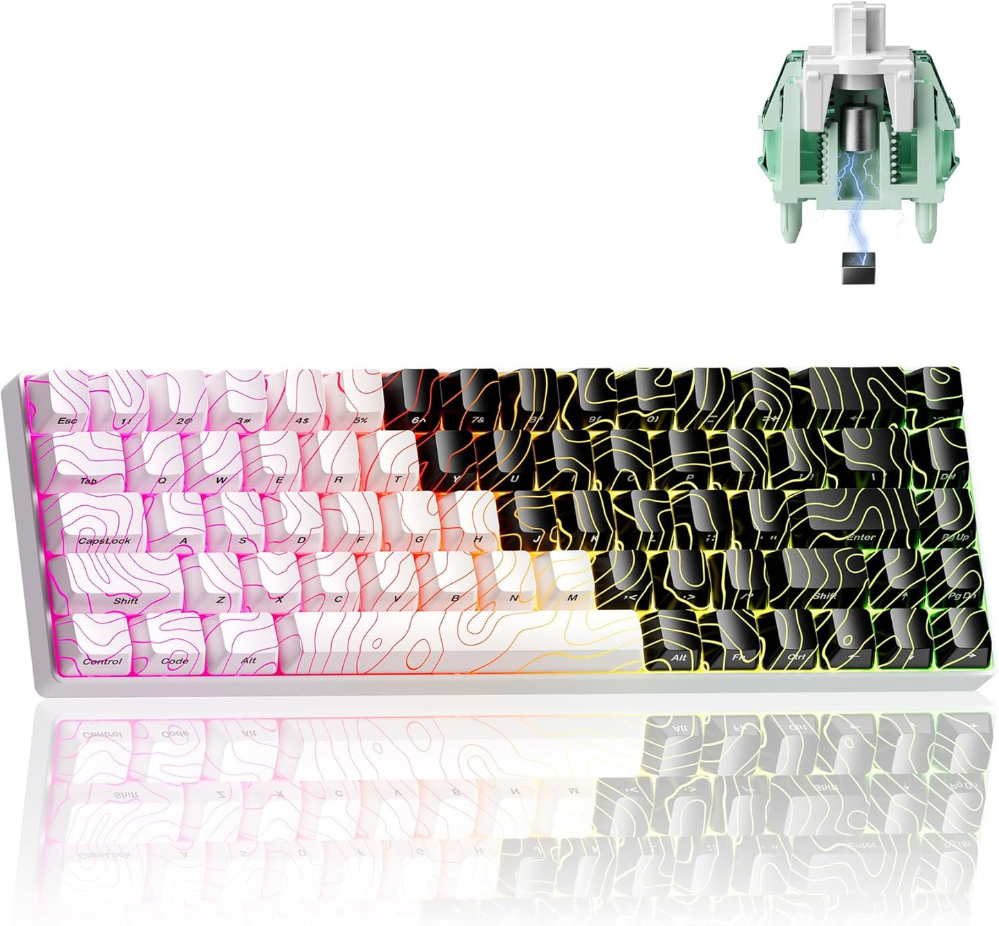 XVX HE68 Pro Rapid Trigger Keyboard with Magnetic Switches