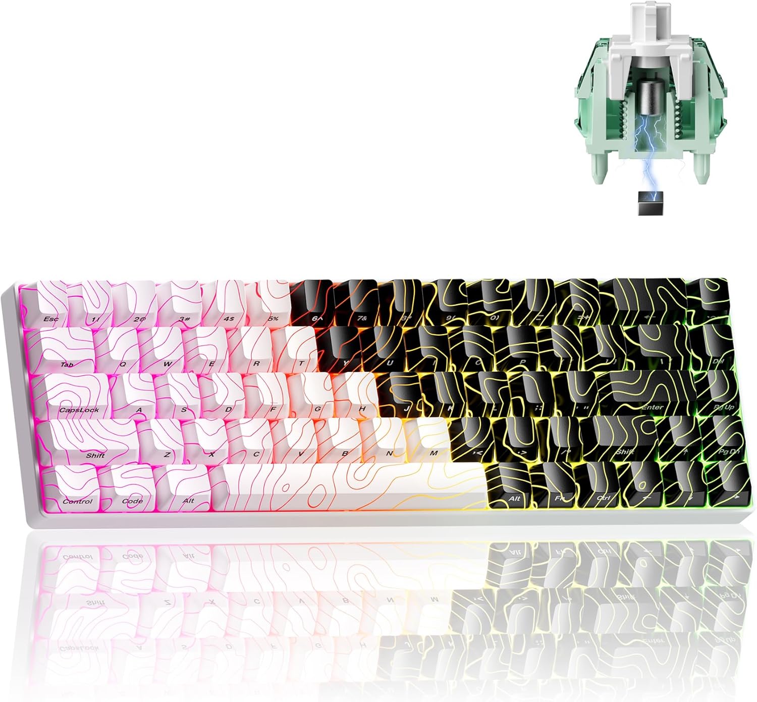 XVX HE68 Pro Rapid Trigger Keyboard with Magnetic Switches