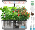 iDOO 12-Pod Hydroponic Kit: Grow Indoors with LED Light!