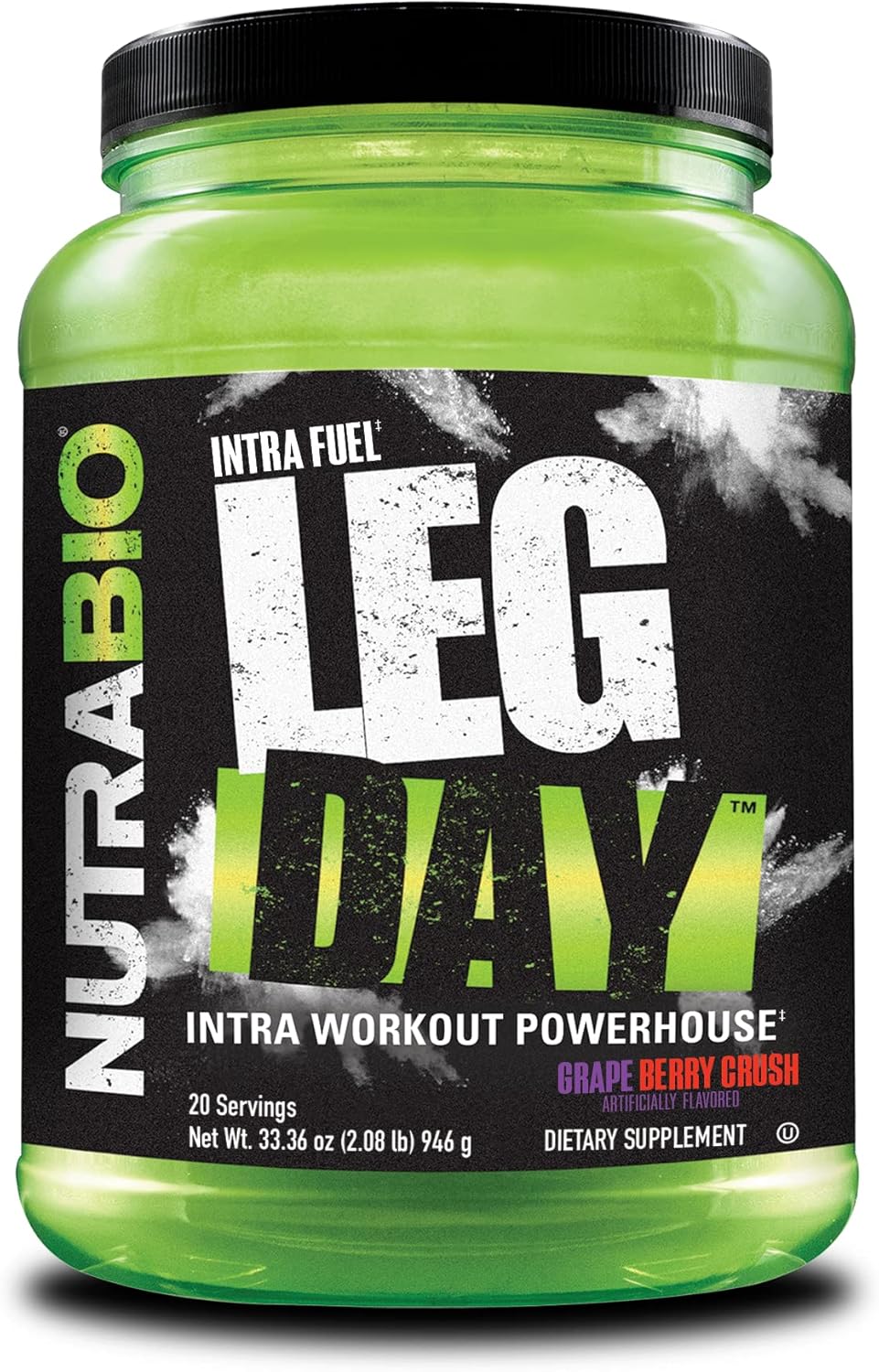 NutraBio Leg Day Intra Workout Powder for Ultimate Recovery