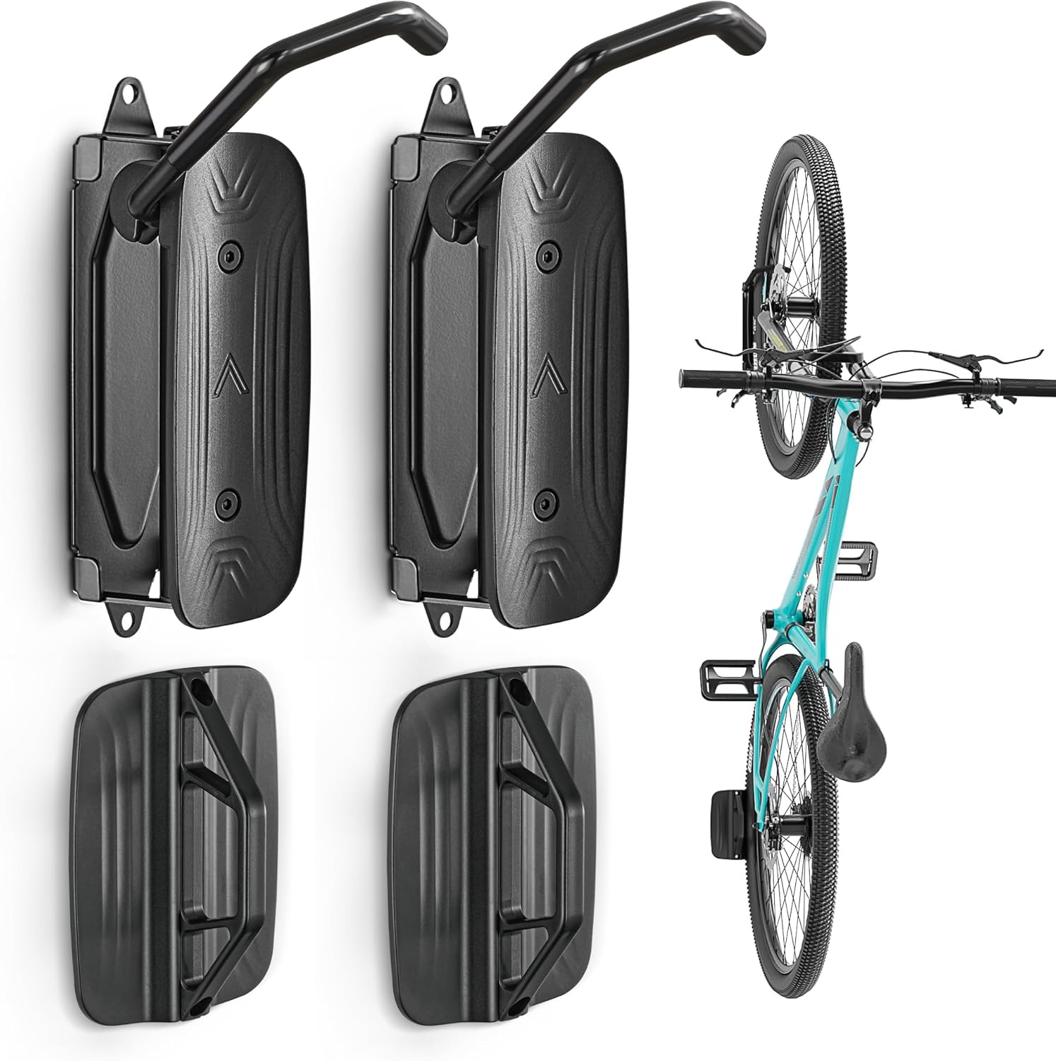 monTEK Swivel Bike Wall Mount for Space-Saving Storage