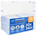 Medline Ultrasorbs Advanced Extra Strength Drypads 30in x 36in - High